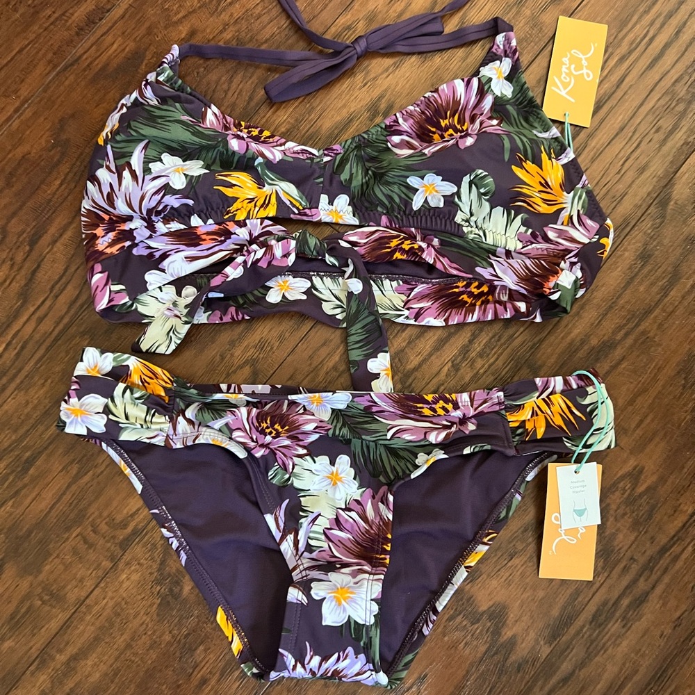 Target brand floral bikini